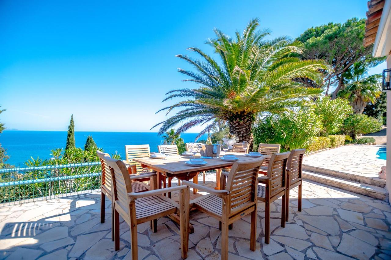 סן-מקסים Superbe Villa, Incroyable Vue Mer, Piscine Chauffee, Climatisee מראה חיצוני תמונה