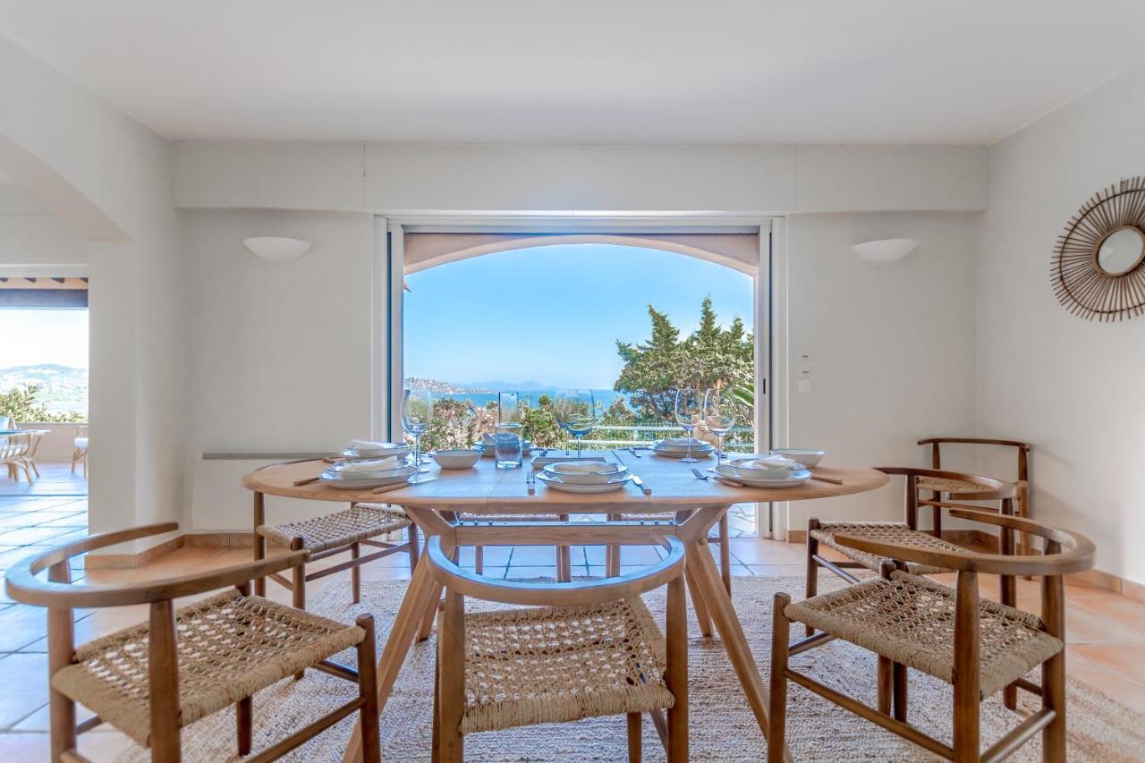 סן-מקסים Superbe Villa, Incroyable Vue Mer, Piscine Chauffee, Climatisee מראה חיצוני תמונה
