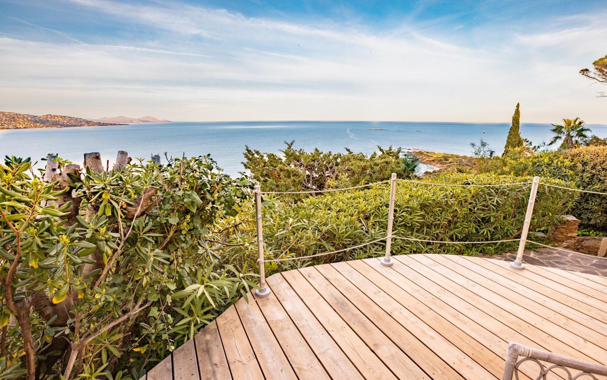 סן-מקסים Superbe Villa, Incroyable Vue Mer, Piscine Chauffee, Climatisee מראה חיצוני תמונה