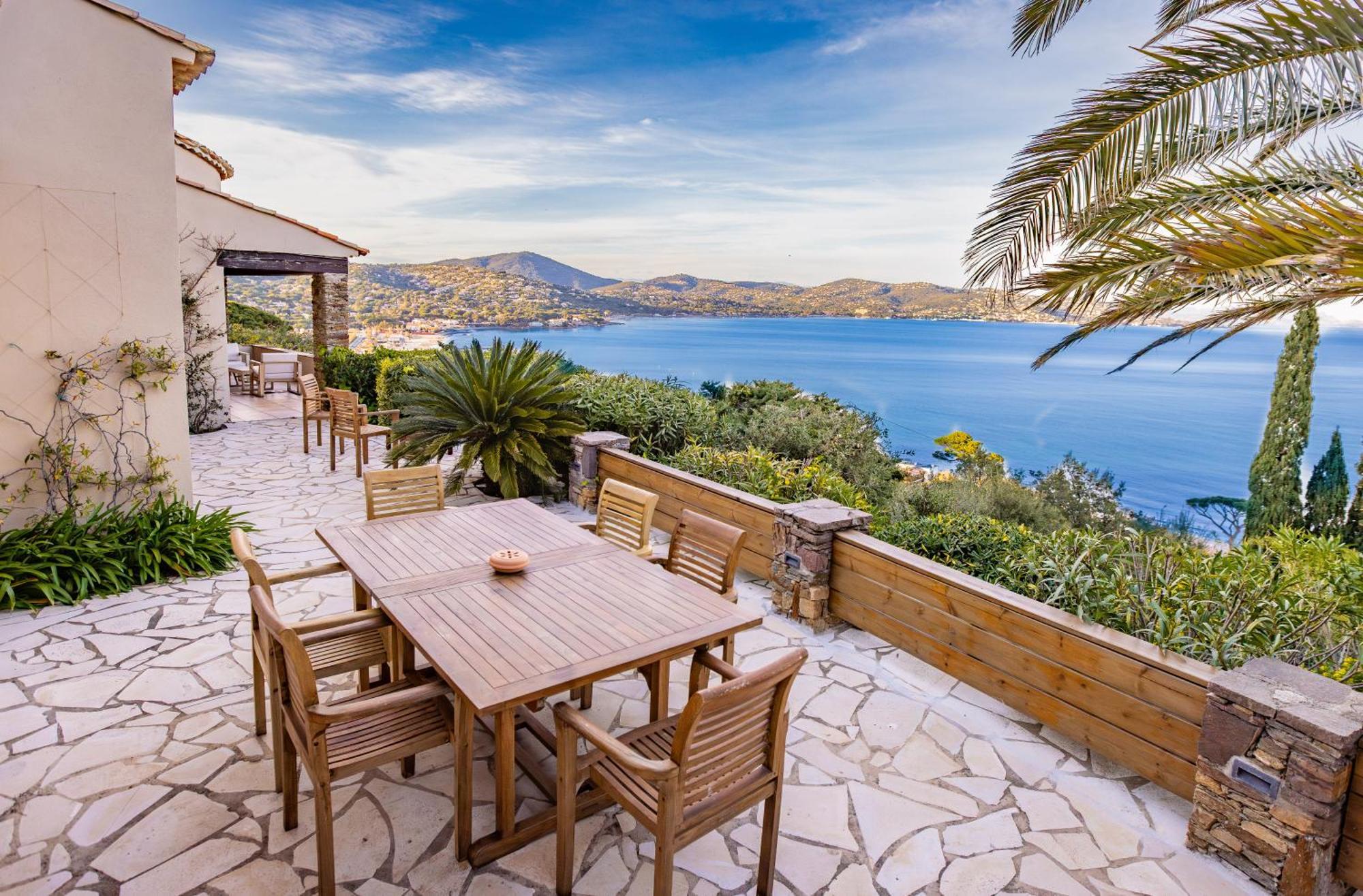 סן-מקסים Superbe Villa, Incroyable Vue Mer, Piscine Chauffee, Climatisee מראה חיצוני תמונה