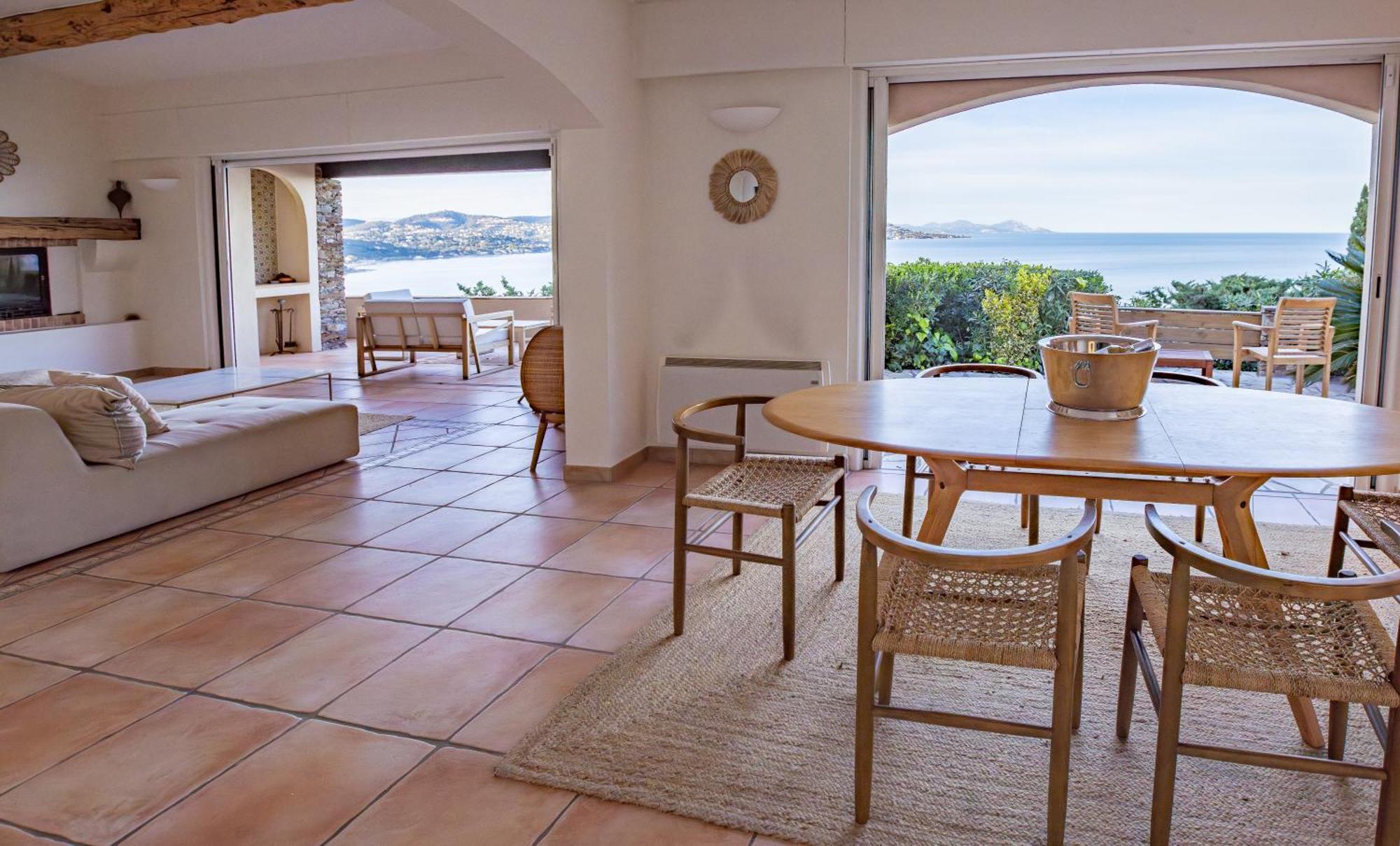 סן-מקסים Superbe Villa, Incroyable Vue Mer, Piscine Chauffee, Climatisee מראה חיצוני תמונה