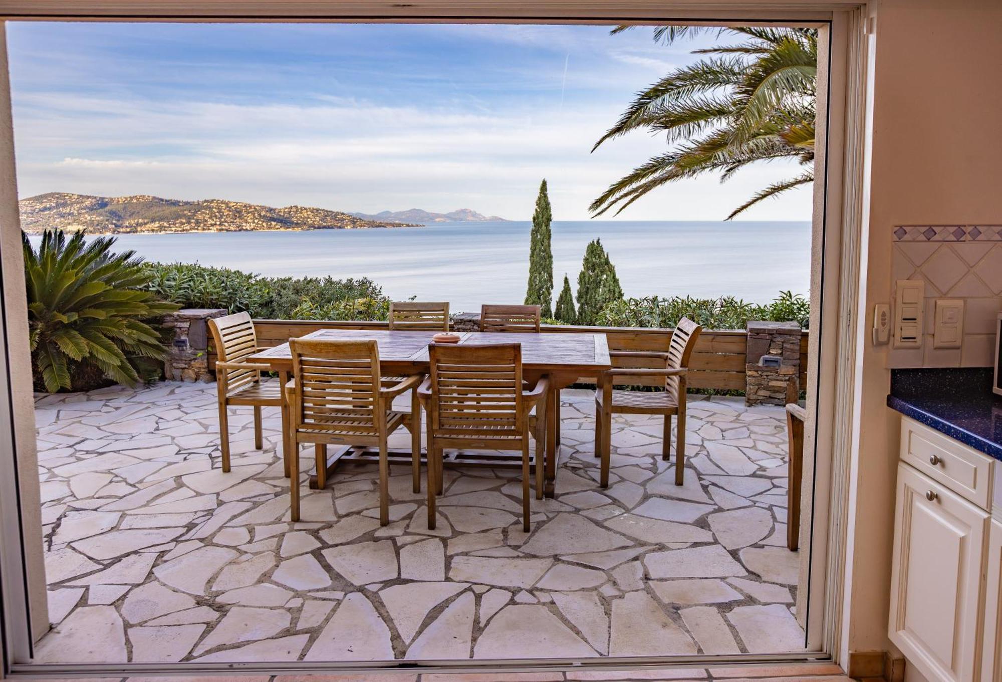 סן-מקסים Superbe Villa, Incroyable Vue Mer, Piscine Chauffee, Climatisee מראה חיצוני תמונה