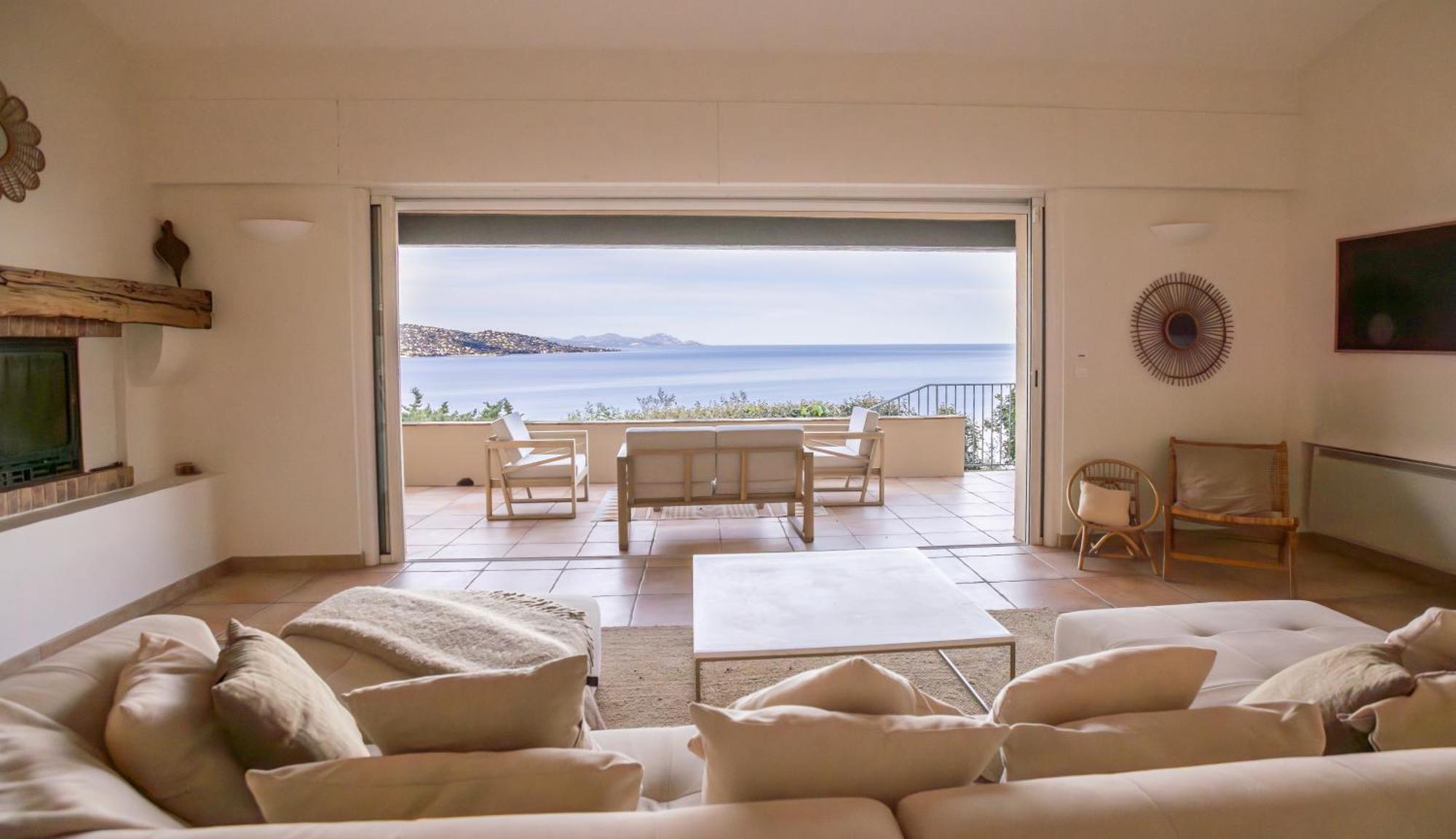 סן-מקסים Superbe Villa, Incroyable Vue Mer, Piscine Chauffee, Climatisee מראה חיצוני תמונה