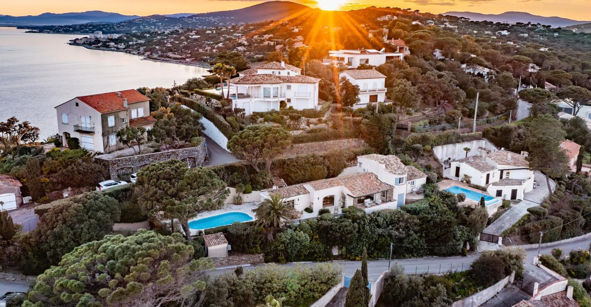סן-מקסים Superbe Villa, Incroyable Vue Mer, Piscine Chauffee, Climatisee מראה חיצוני תמונה