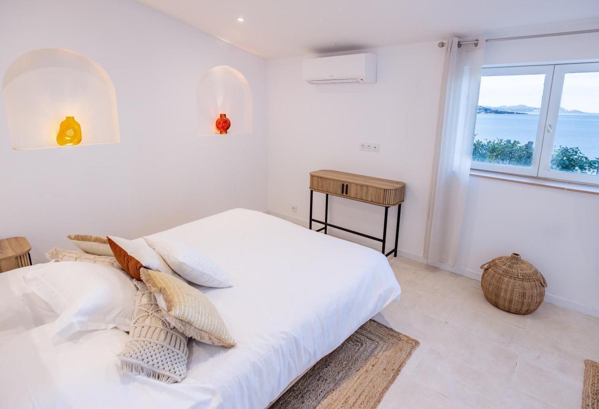 סן-מקסים Superbe Villa, Incroyable Vue Mer, Piscine Chauffee, Climatisee מראה חיצוני תמונה